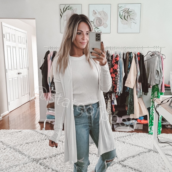 Barefoot Dreams Sweaters - Barefoot dreams luxe ribbed jersey open cardigan